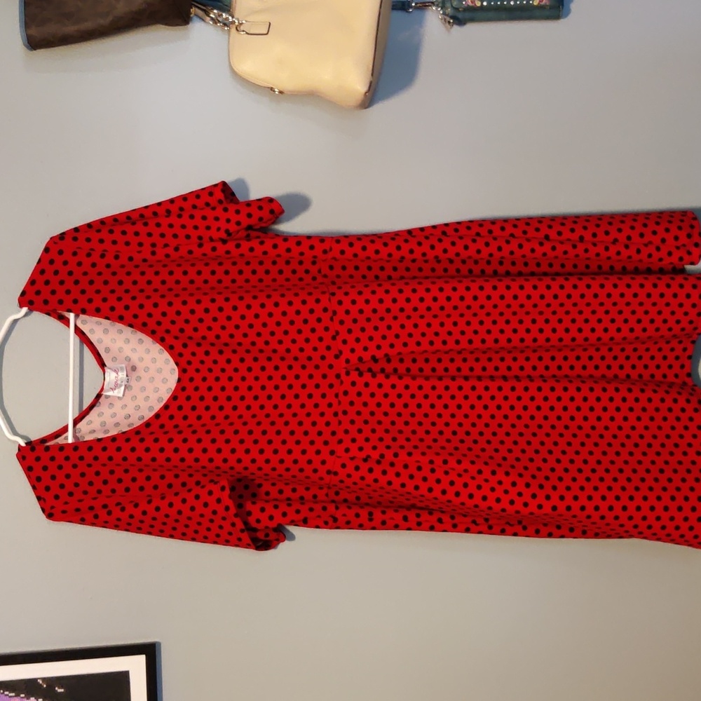 Plus size pleated dress